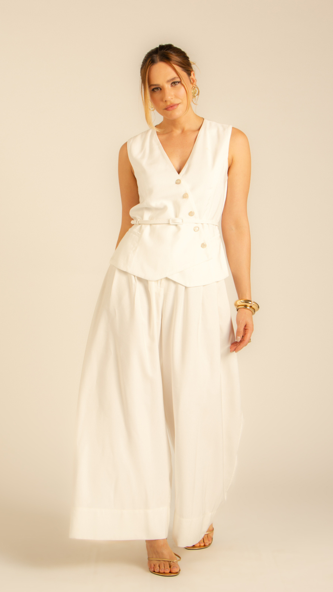 Maxi Pantalona Euforia Off-White