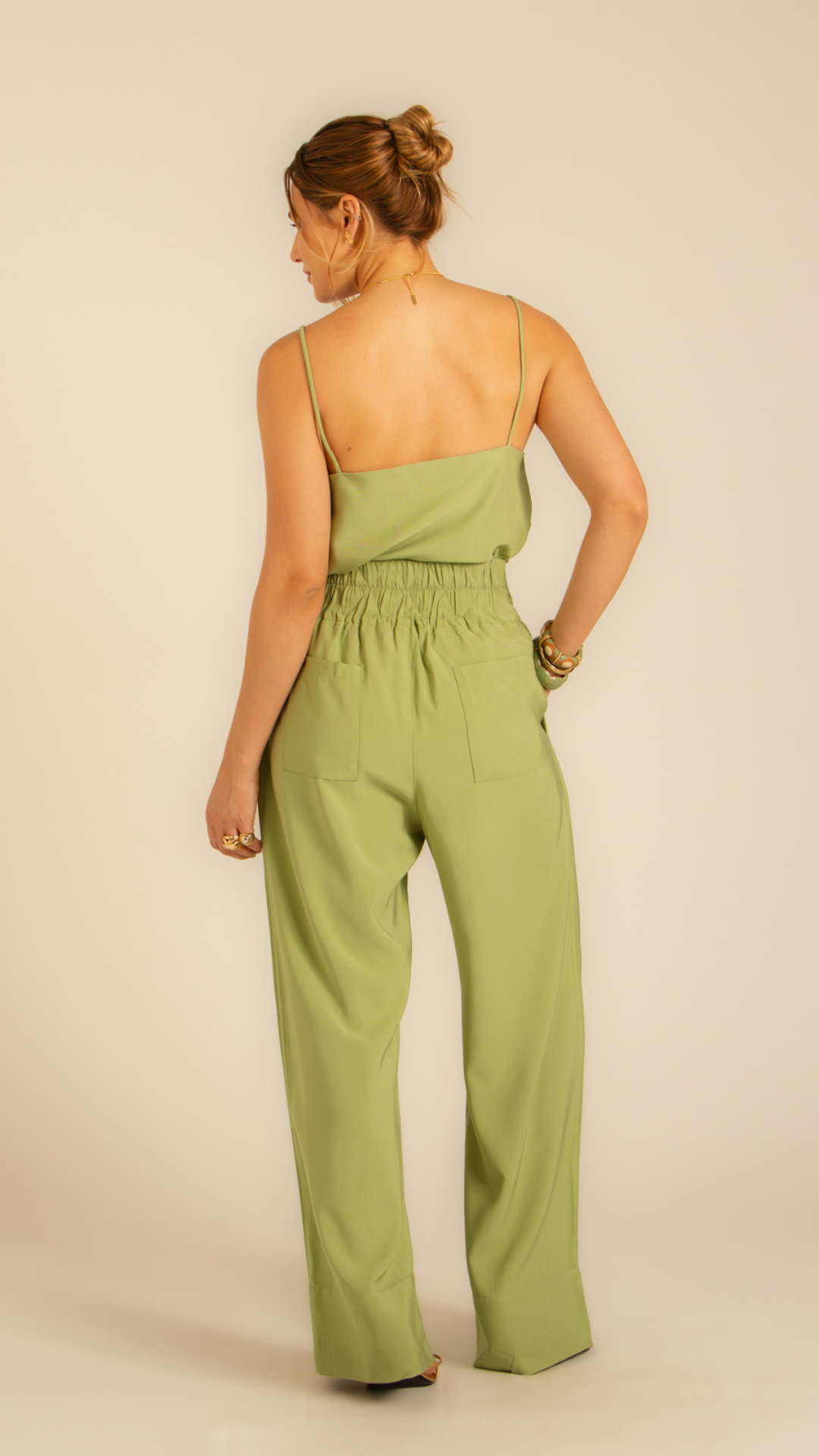 Pantalona Cós Vibração Verde Avocado