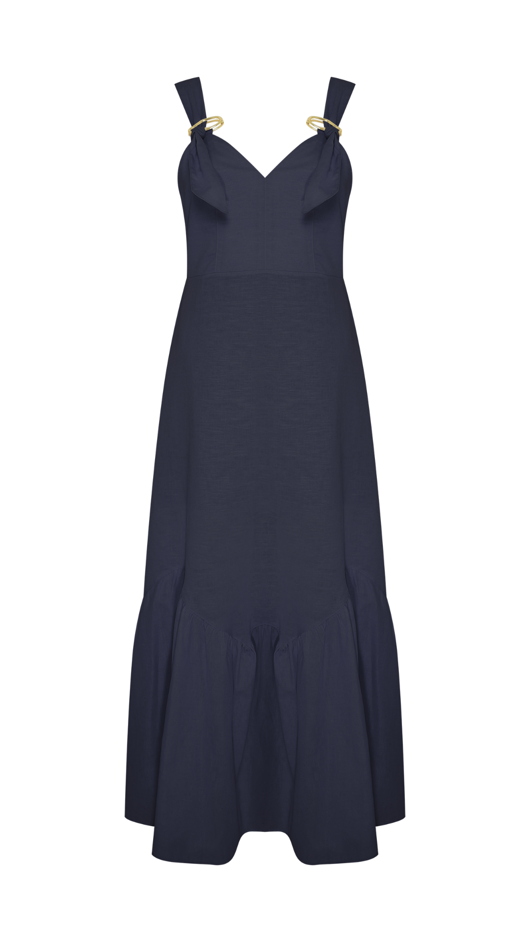 Vestido Fivelas Plenitude Marinho