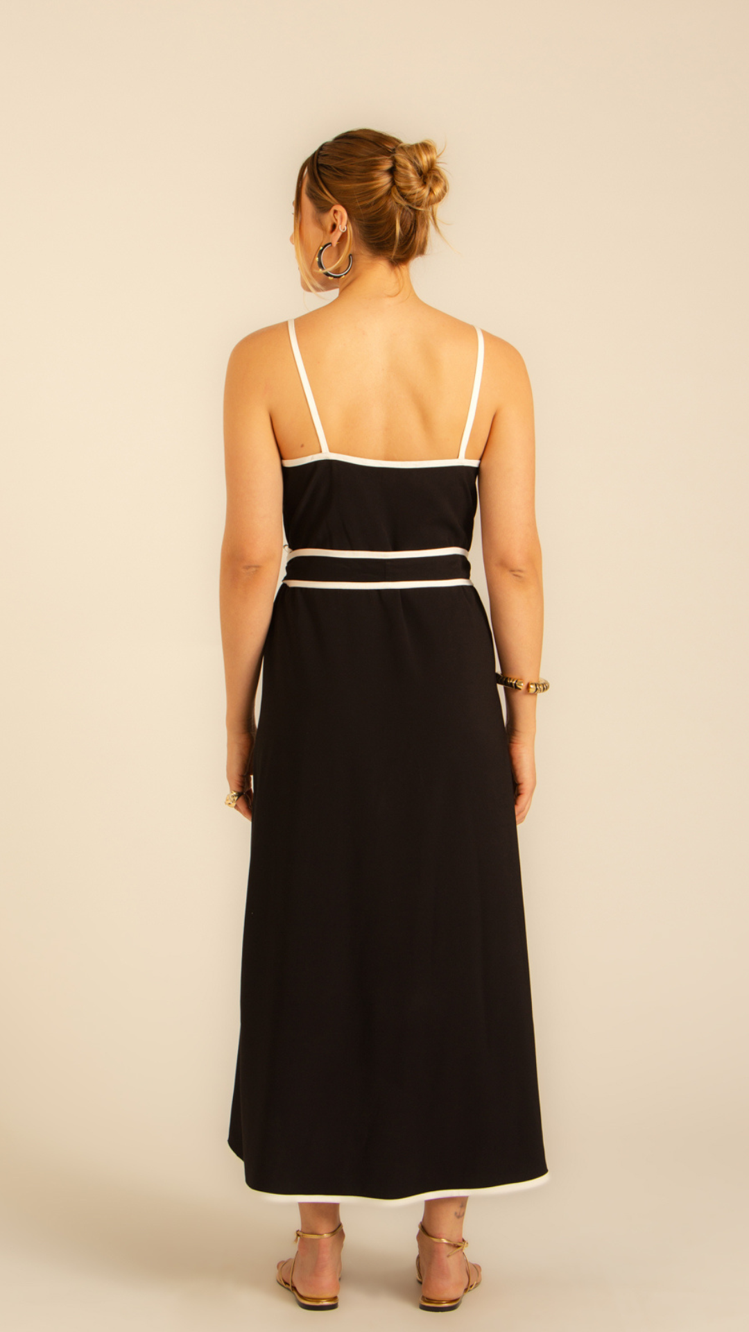 Vestido Transpassado Serena Preto