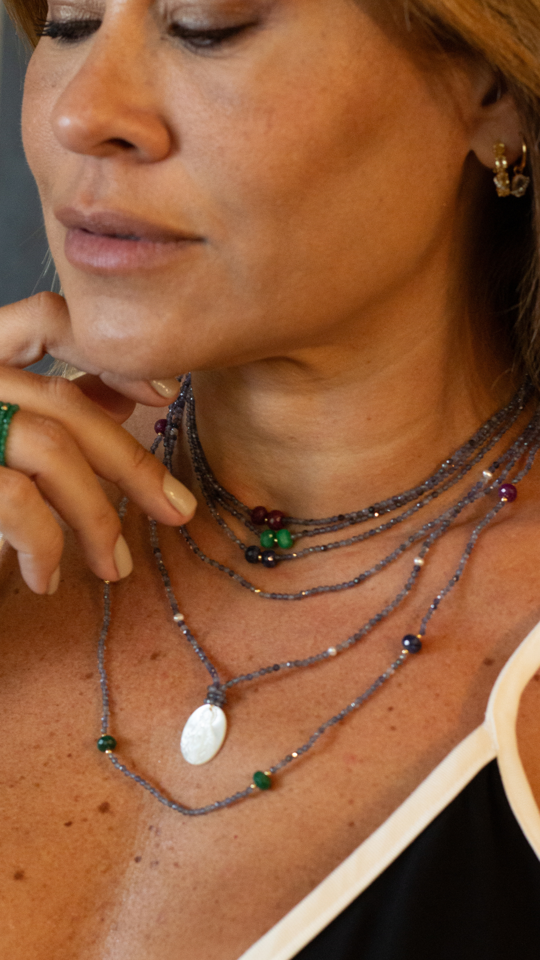 Colar Sentir Iolita Pérola