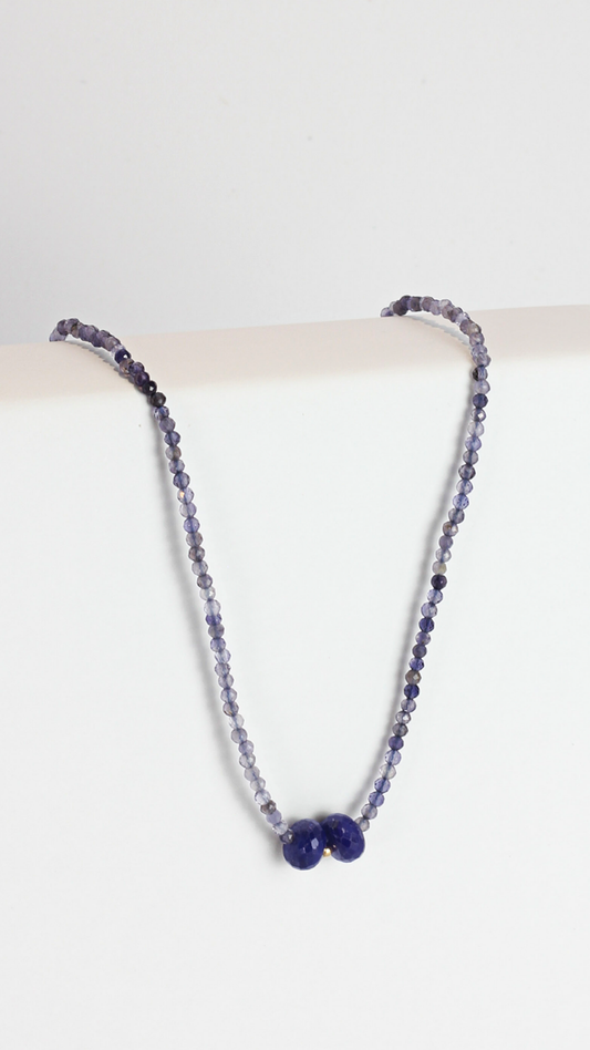 Colar Amar Iolita Safiras