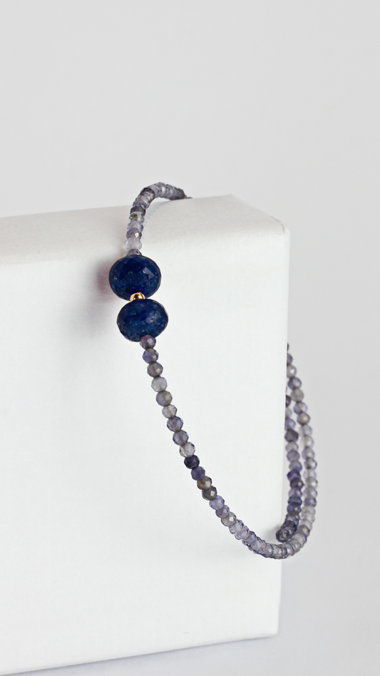 Pulseira Amar Iolita Safiras