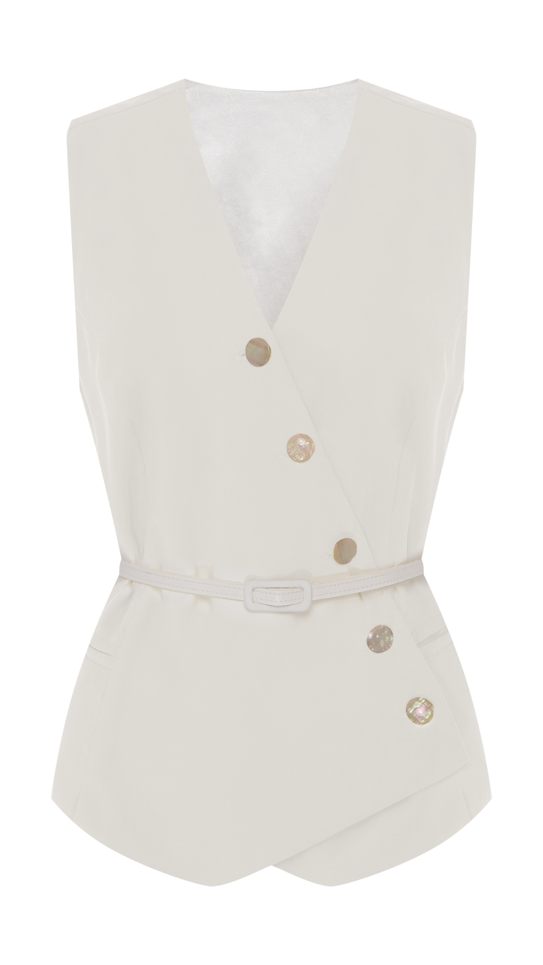 Colete Transpasse Euforia Off-White