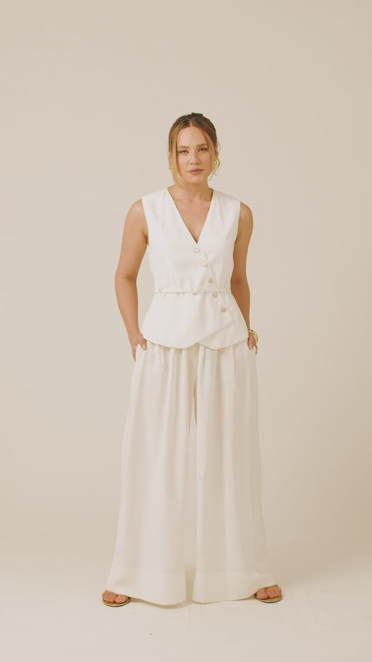 Maxi Pantalona Euforia Off-White